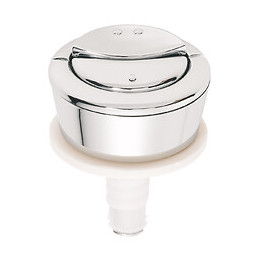 Bouton poussoir chromé 3/6 L.