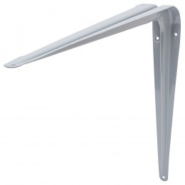 Equerre décorative emboutie grise 35x40cm