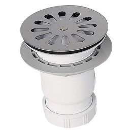 Bonde de douche diamètre 60mm sortie verticale à visser