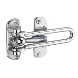 Entrebâilleur de porte nickel satin
