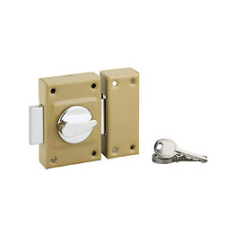 Verrou cambre bouton cylindre 21x40mm 3 clés