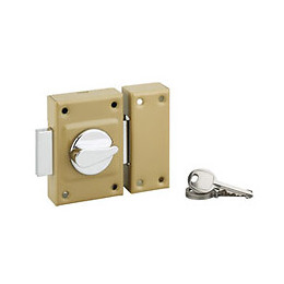 Verrou cambre bouton cylindre 21x40mm 3 clés