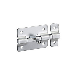 Targette acier chrome 75mm