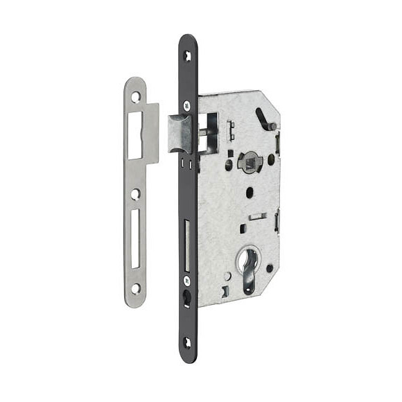 Boitier serrure encastrer axe 50mm cylindre réversible