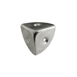Coin de valise acier zingué 30mm - 4 pièces