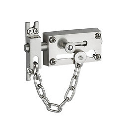 Verrou entrebâilleur a chainette