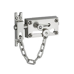 Verrou entrebâilleur a chainette