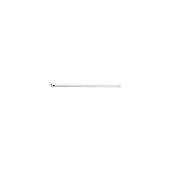 Tige pour manivelle diamètre 12mm Longueur 1.20m blanche - 1 pièce