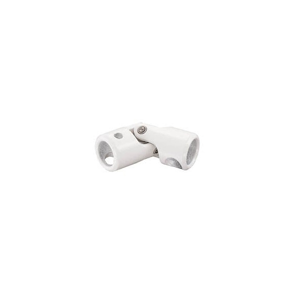 Cardan rond/rond 12mm zingué blanc - 1 pièce