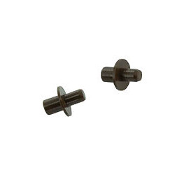Taquet à enfoncer plastique marron d.5/d.6mm - 12 pièces