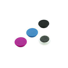 Plot magnétique couleur diamètre 24mm - 4 pièces