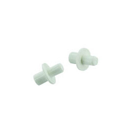 Taquet à enfoncer plastique blanc d.5/d.6mm - 12 pièces