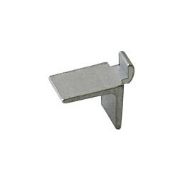 Taquet pour crémaillère aluminium brut 22mm - 8 pièces