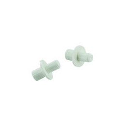 Taquet à enfoncer plastique blanc d.5/d.6mm - 12 pièces