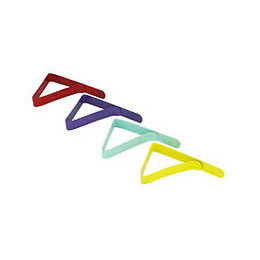 Pince nappe métal couleur - 4 pièces