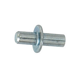 Taquet cylindrique acier zingué 5/5 - 8 pièces