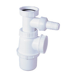 Siphon pour évier plastique prise machine à laver ECOUL