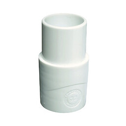 Embout plastique mâle diamètre 32 mm.