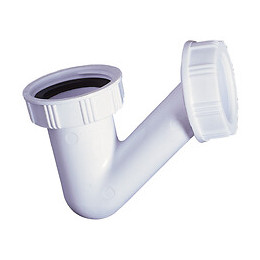 Siphon pour lavabo en V encombrement réduit