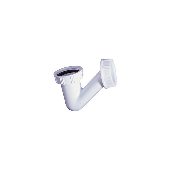 Siphon pour lavabo en V encombrement réduit