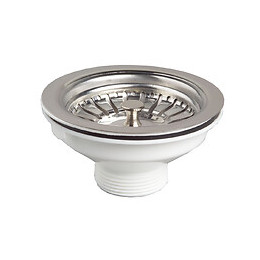 Bonde à panier inox sans trop-plein pour évier diamètre 90cm COTEKA