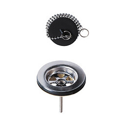 Bonde laiton à bouchon évier diamètre 60mm ECOUL