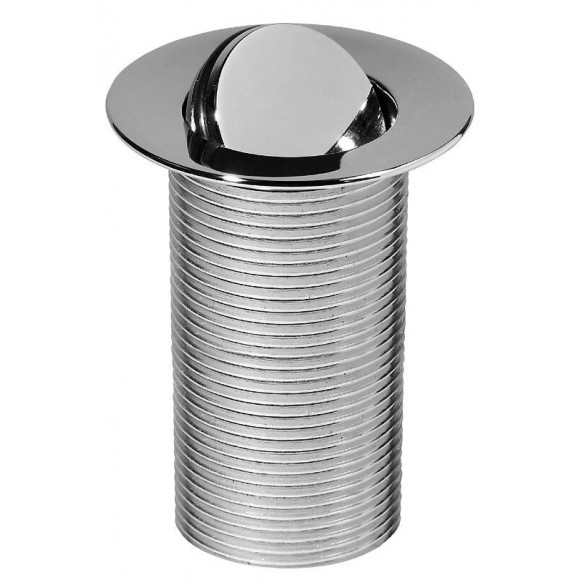 Bonde laiton chromé à clapet rotatif Longueur/largeur 100 mm ?.