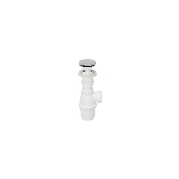 Ensemble siphon et bonde Quick-Clac pour lavabo COTEKA