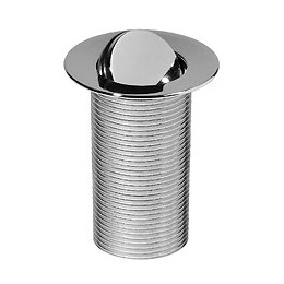 Bonde laiton chromé à clapet rotatif Longueur/largeur 100 mm ?.