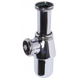 Siphon pour lavabo réglable laiton chromé