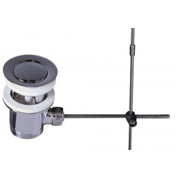 Bonde de lavabo automatique laiton sans tirette.