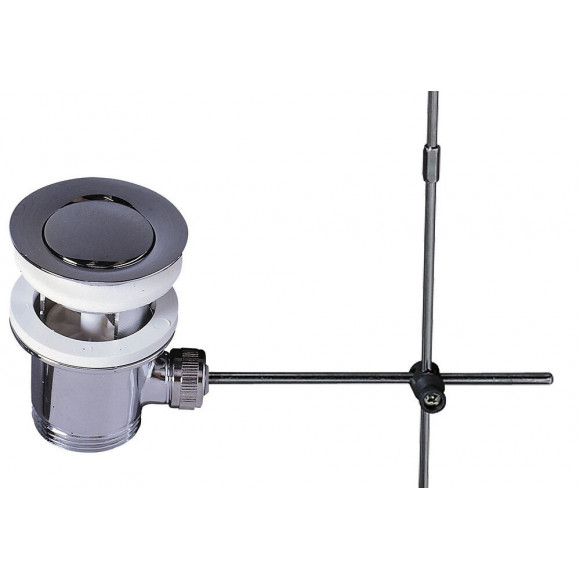 Bonde de lavabo automatique laiton sans tirette.