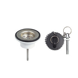 Bonde à bouchon pour lavabo ou bidet SP174 ECOUL