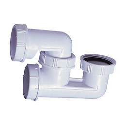 Siphon de baignoire à sortie orientable