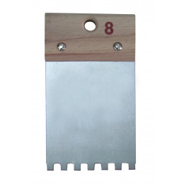 Couteau à colle à denture carrée 6X6 8cm