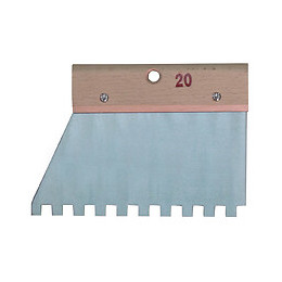 Couteau à colle à denture carrée 10X10