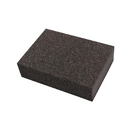 Eponge abrasive double face moyen et gros grains