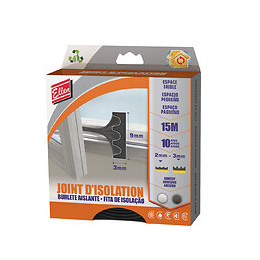 Joint adhésif 1-3mm noir 15m