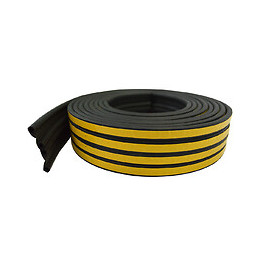 Joint adhésif 3-5mm  noir 15m