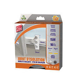 Joint adhésif 1-3mm blanc 15m