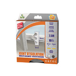 Joint adhésif 1-3mm blanc 7,5m