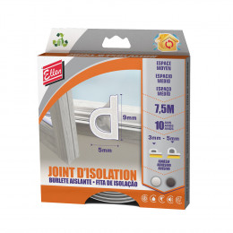 Joint adhésif 3-5mm blanc 7,5m