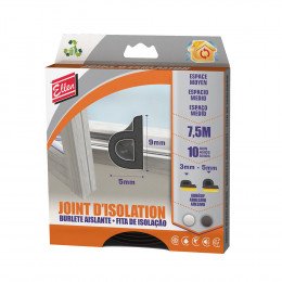 Joint adhésif 3-5mm  noir 7,5m