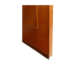 Bas de porte adhésif brosse aspect bois 100cm