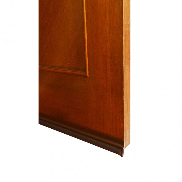Bas de porte adhésif bourrelet marron 100cm