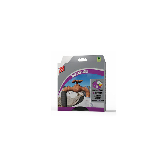 Joint mousse ext adhésif gris 5m