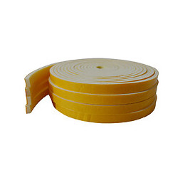 Joint mousse pvc adhésif blanc 15m