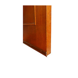 Bas de porte a visser levre marron