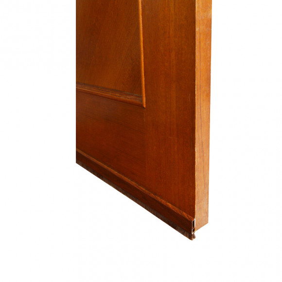 Bas de porte adhésif brosse aspect bois 100cm