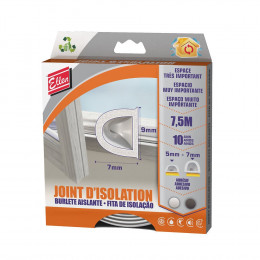 Joint adhésif 5-7mm blanc 7,5m